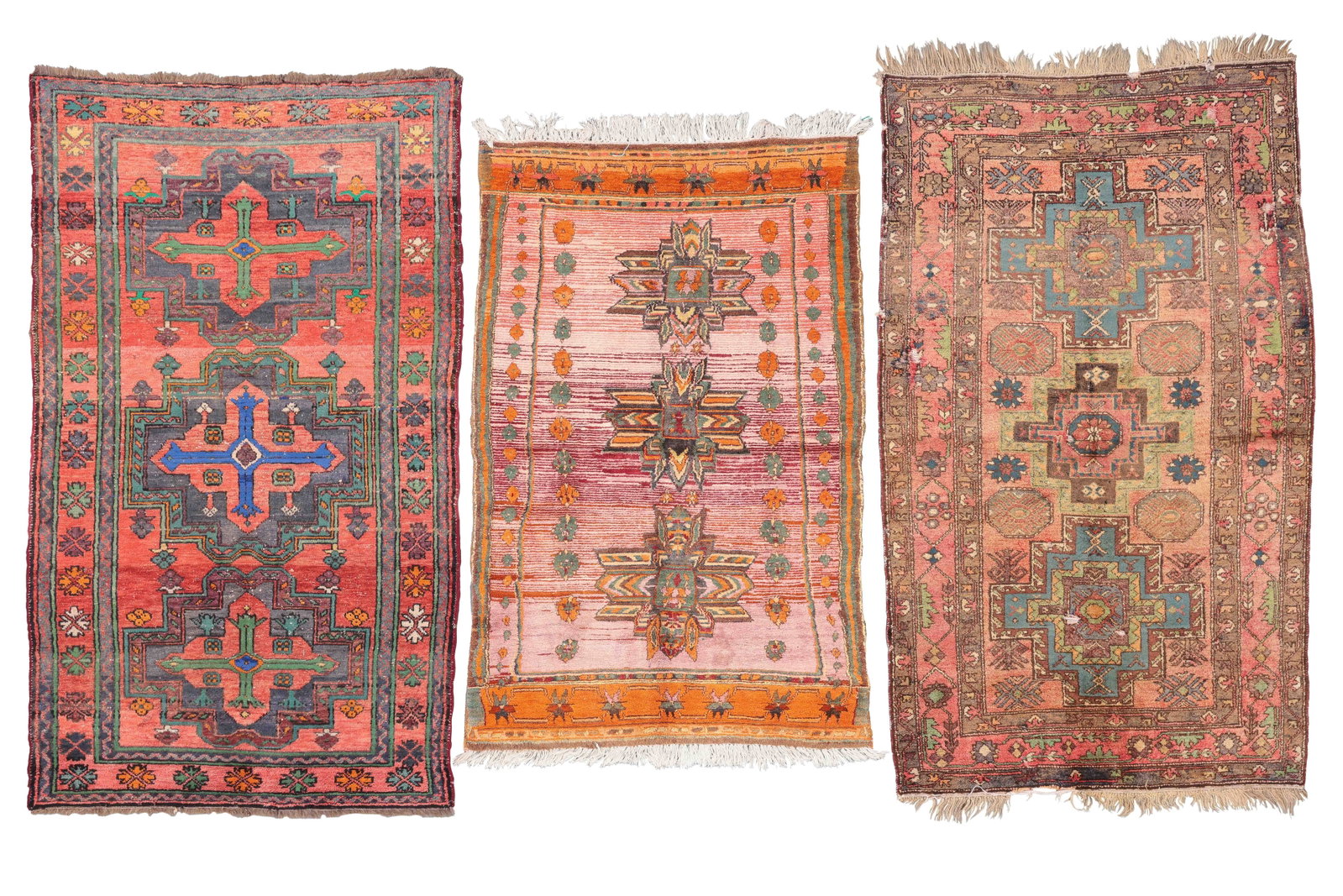 3 Caucasian Rugs, Mid/Late 20th C. (1 of 8)