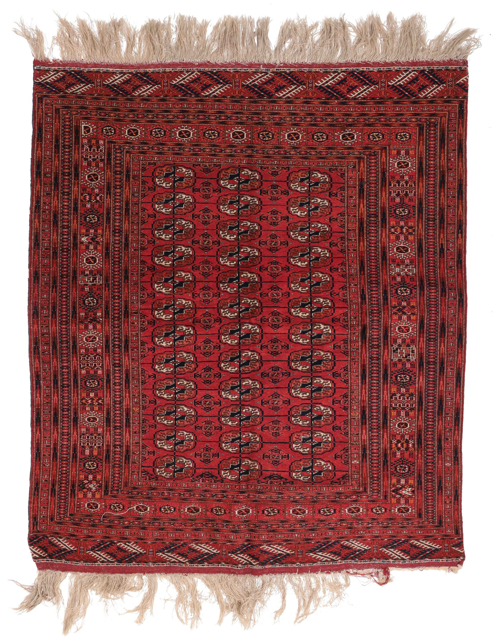 Tekke Rug, Turkmenistan, Ca. 1930's/40's, 5'2'' x 6'0'' (1 of 8)
