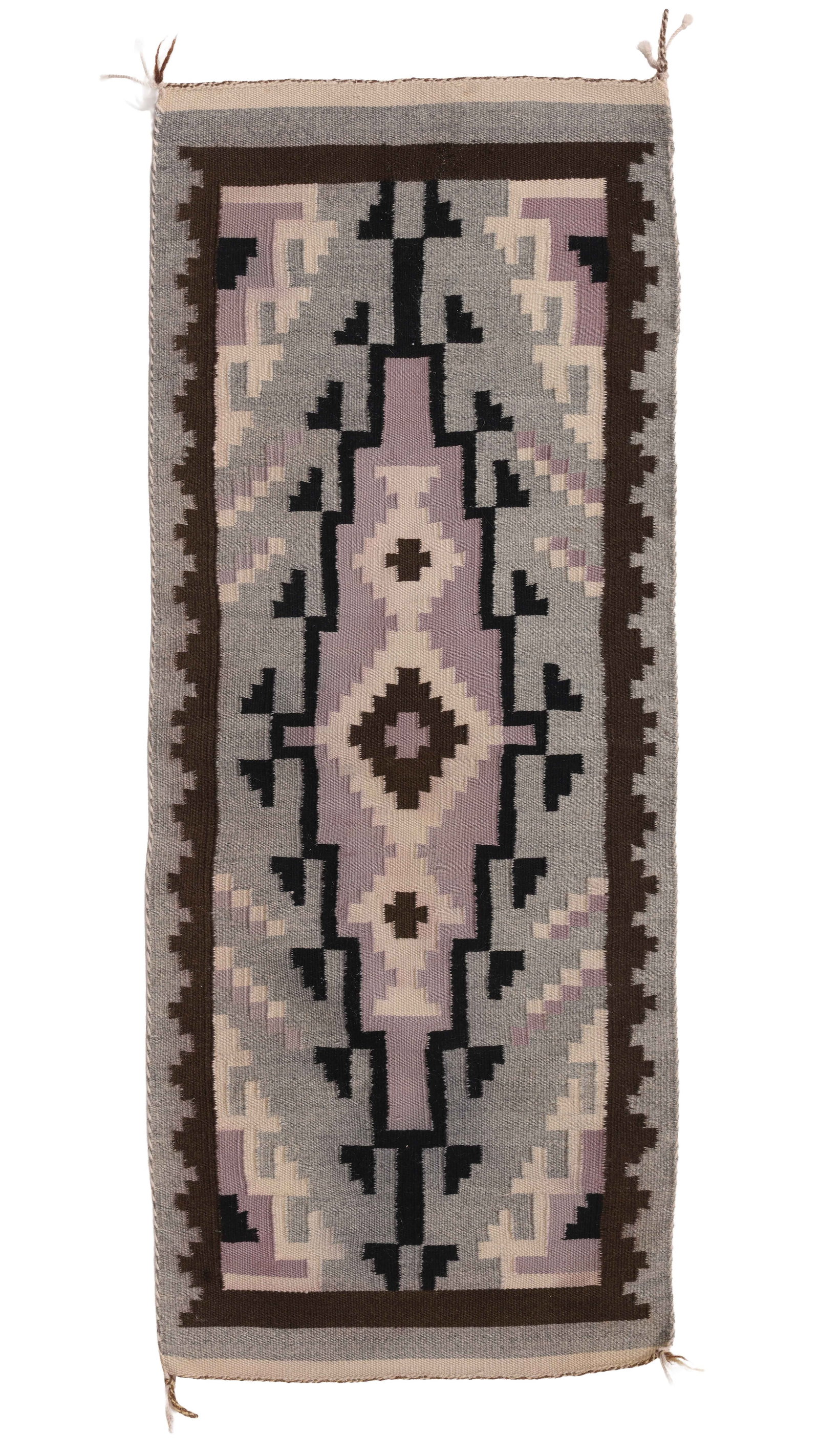Navajo Rug, Two Grey Hills, 1'6'' x 3'9'' (1 of 4)