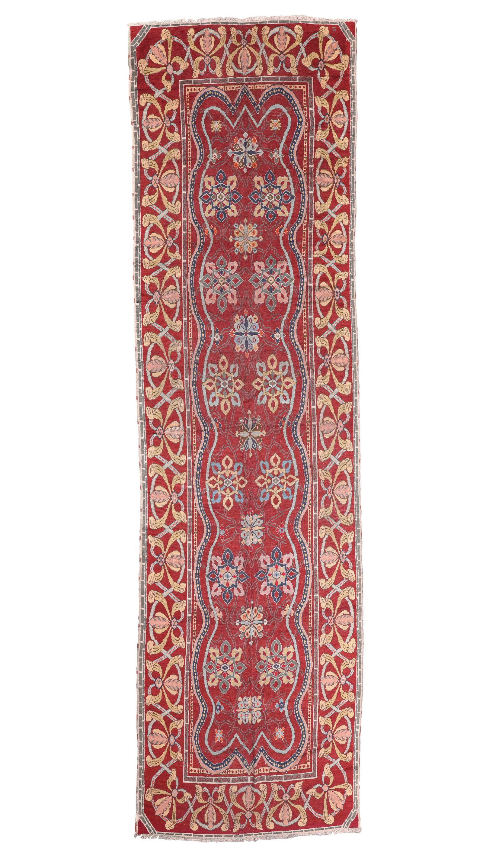 Mansion-Size Arts and Crafts Rug, Scandinavia, Early 20th C., 5'9'' x 20'10'' (1 of 7)