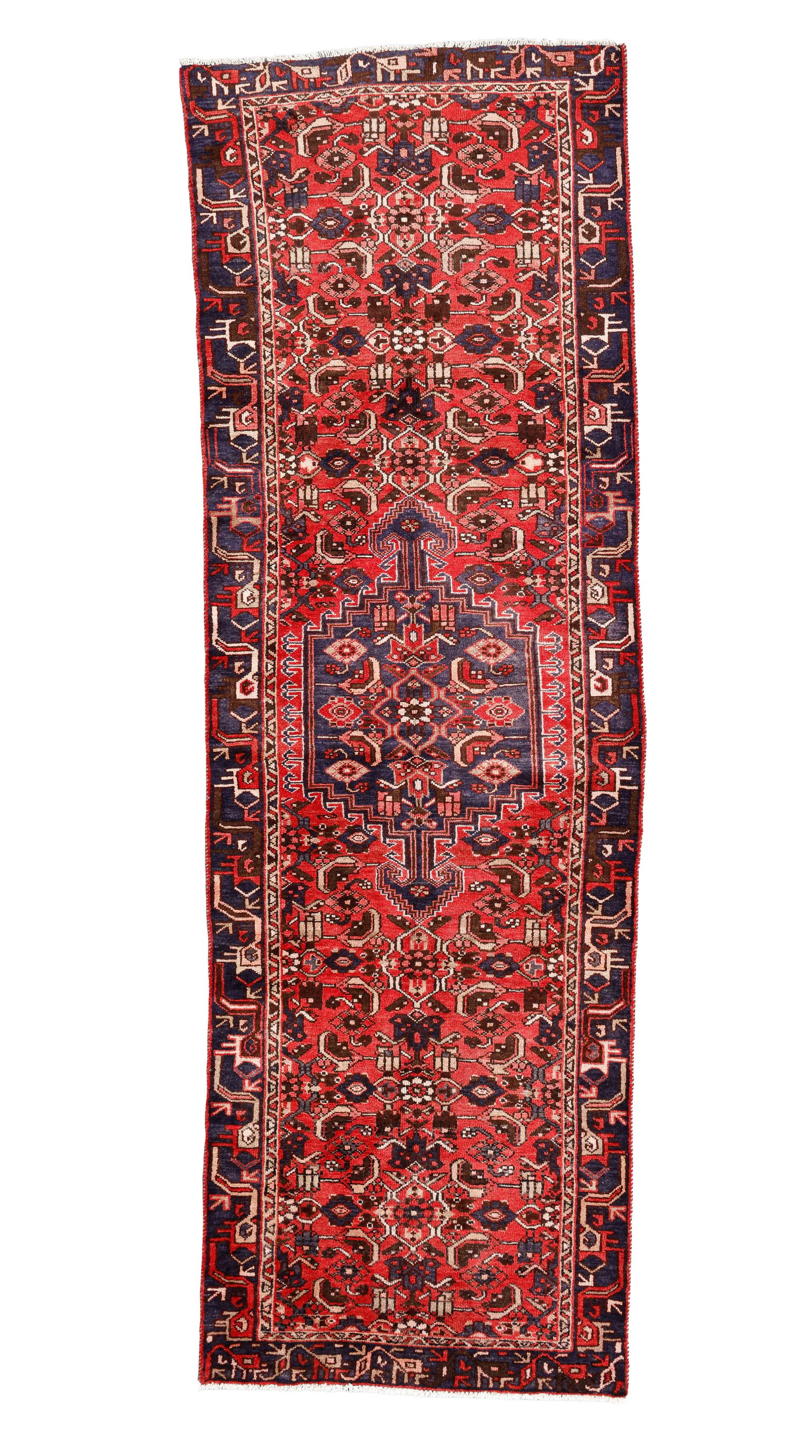 Heriz Rug, Persia, Late 20th C., 3'3'' x 9'11'' (1 of 4)
