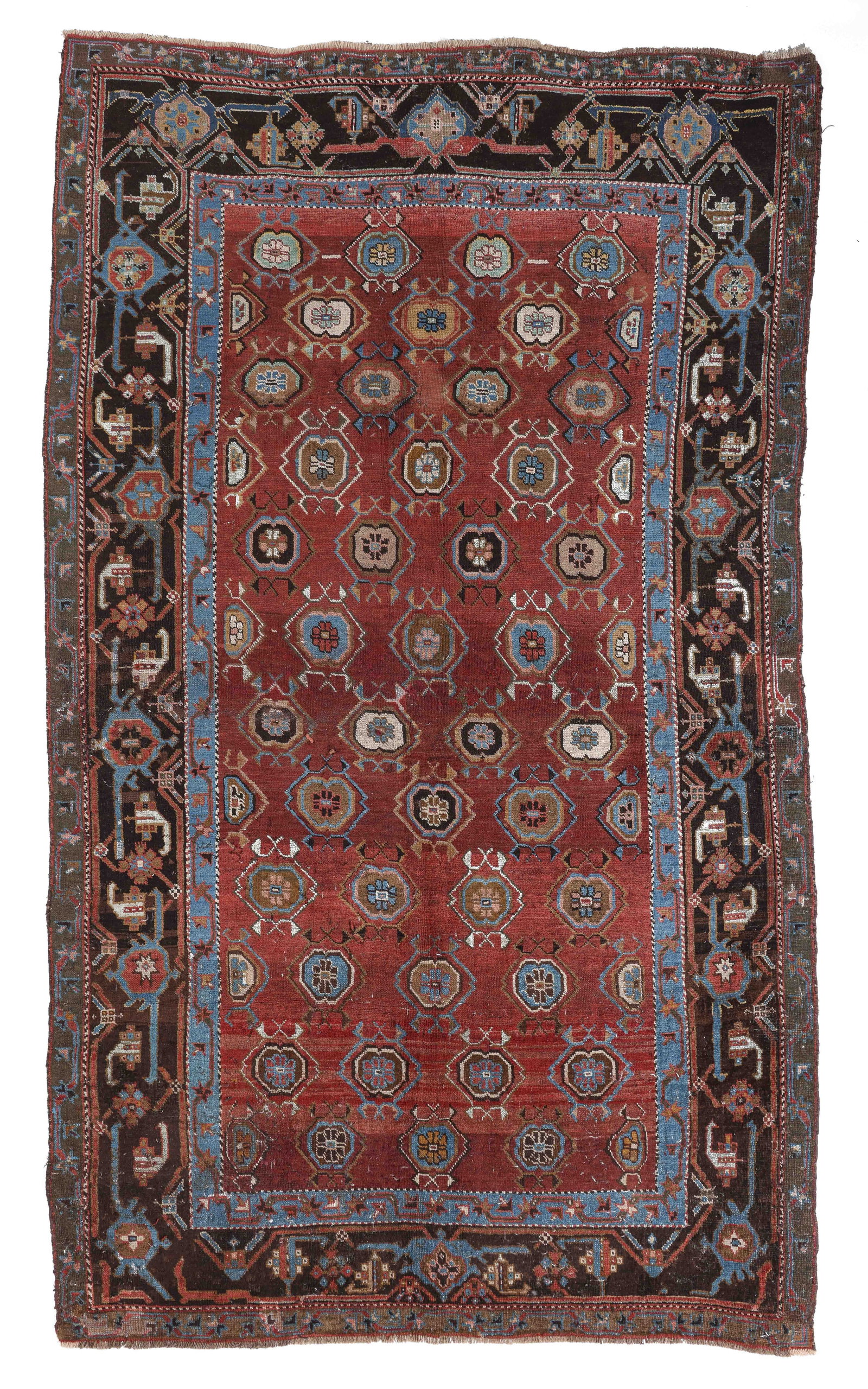Shabby Chic West Persian Rug, Ca. 1900, 5'0'' x 8'6'' (1 of 7)
