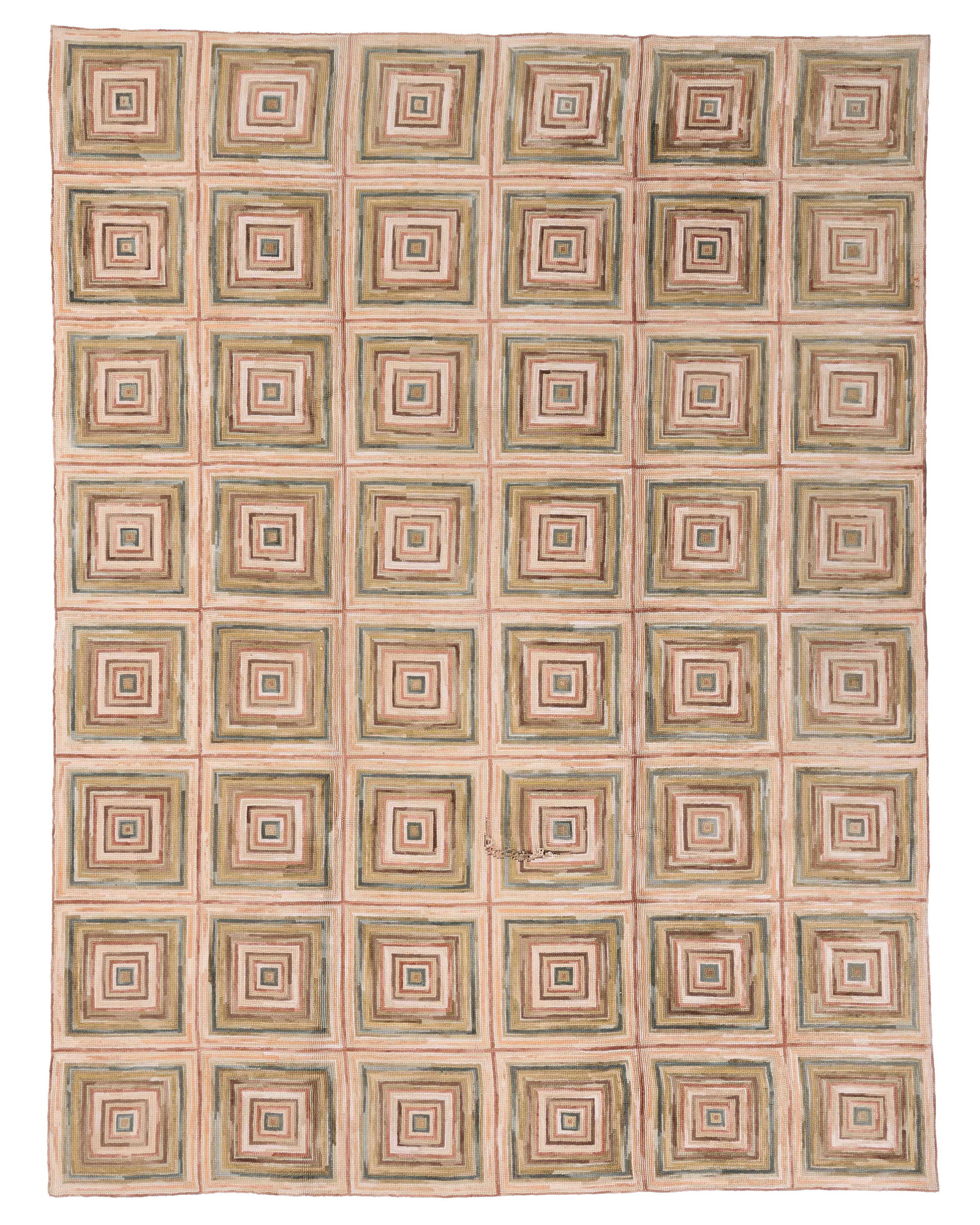 Large Hooked Rug, Mid 20th C., 9'2'' x 12'2'' (1 of 7)