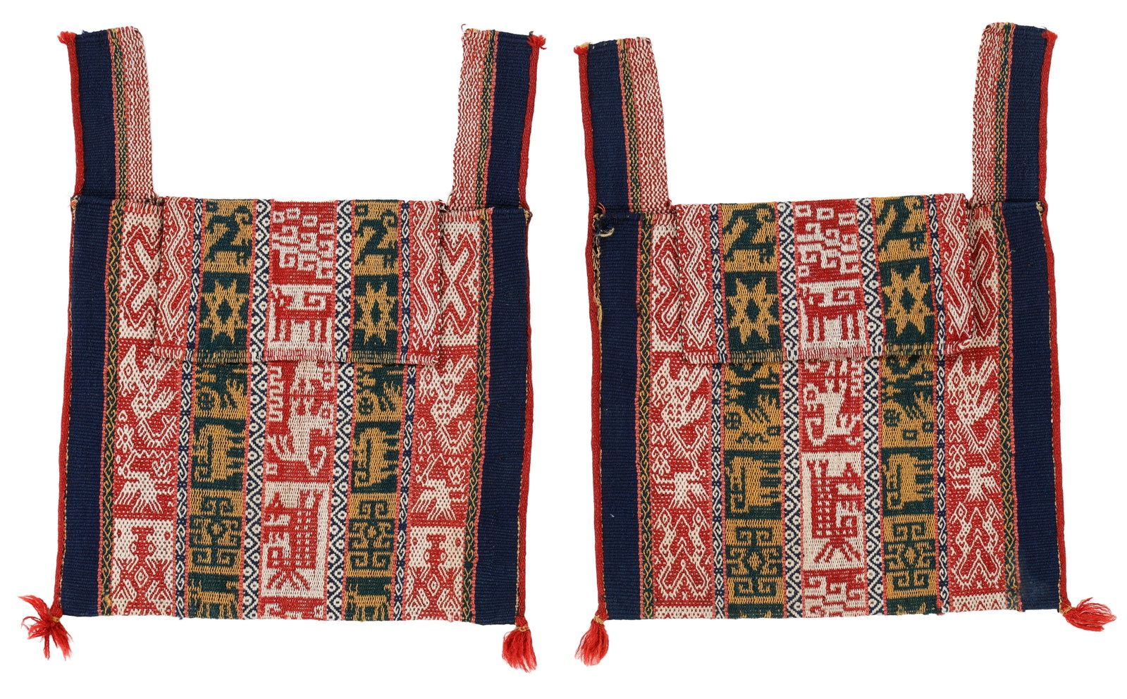 Pair of Alforja Ceremonial Saddle Bags, Dept. of Oruro, Early 19th C. (1 of 3)