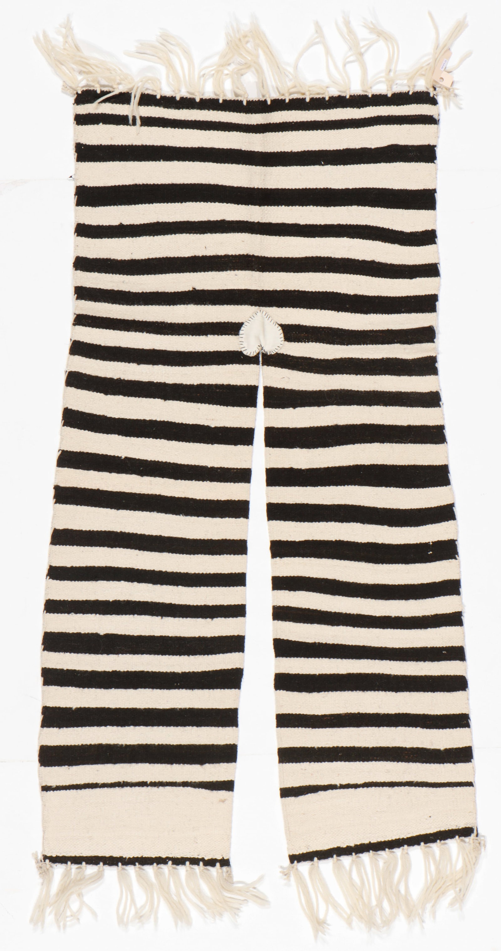 Rare Koshare Dance Kilt Front, Pueblo, Early 1900s.: Rare Koshare Dance Kilt Front, Pueblo, Early 1900s. Size: 1'7'' x 3'4'' (48 x 102 cm). Cotton.