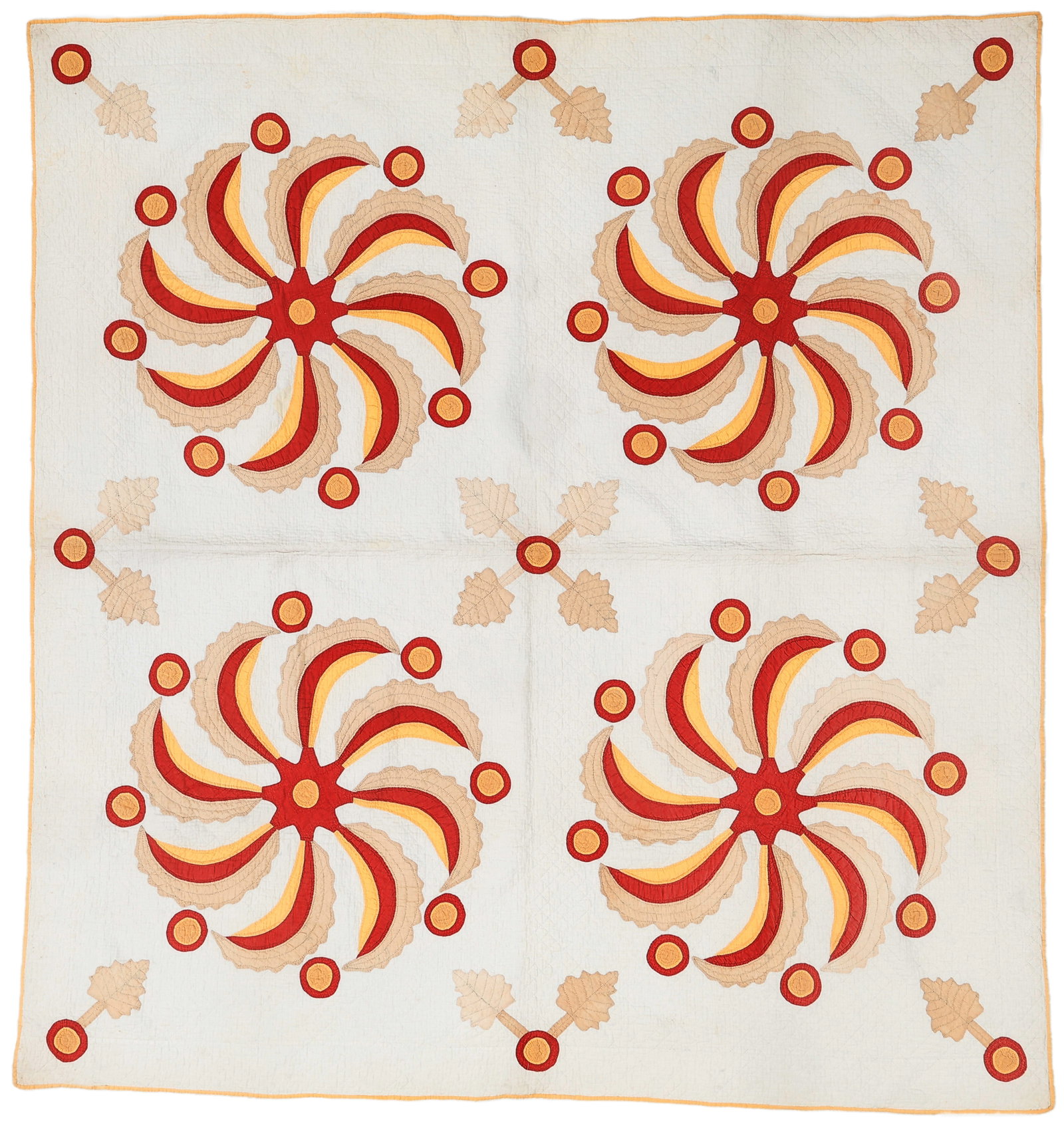 Princess Feather Applique Quilt, Early/Mid 20th C. (1 of 3)