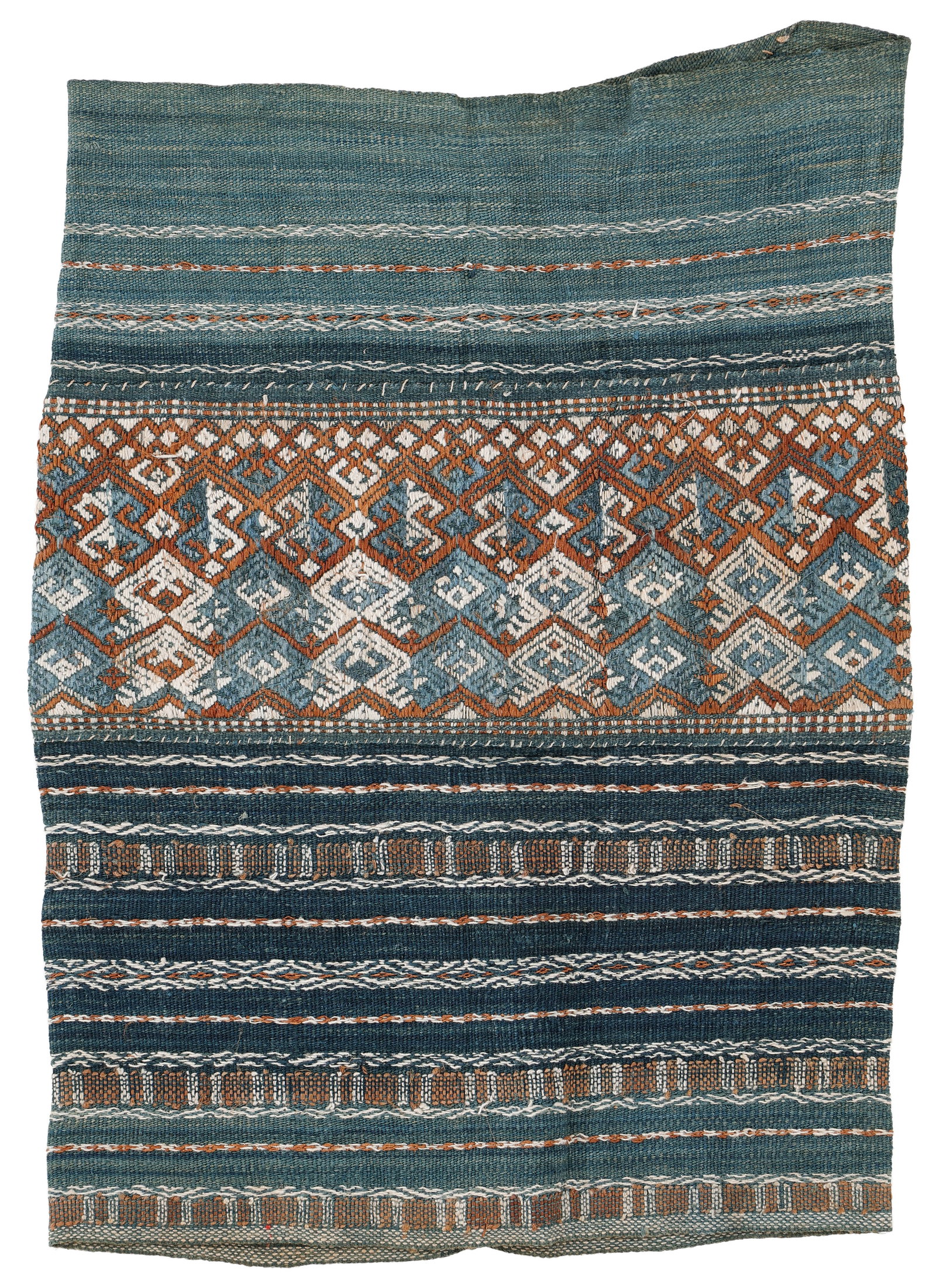 Ha Li Hemp Tube Skirt, Hainan Island, China, Early/Mid 20th C. (1 of 3)