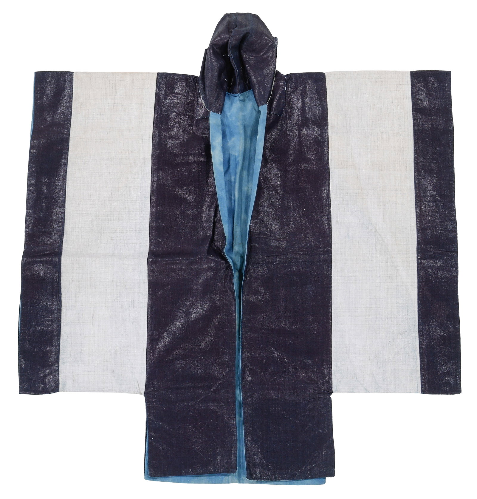 Miao Indigo-Dyed Calendared Robe, China, Early 20th C. (1 of 3)