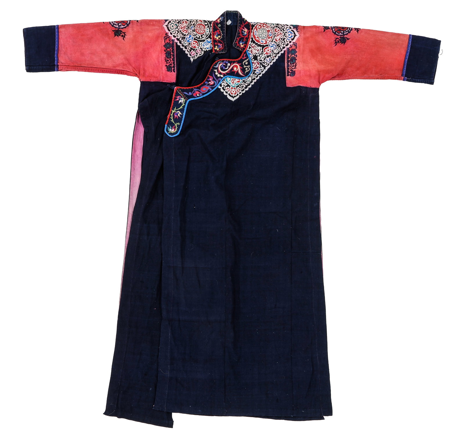 Yi Woman's Embroidered Dress, Yunnan, China, Mid 20th C. (1 of 3)