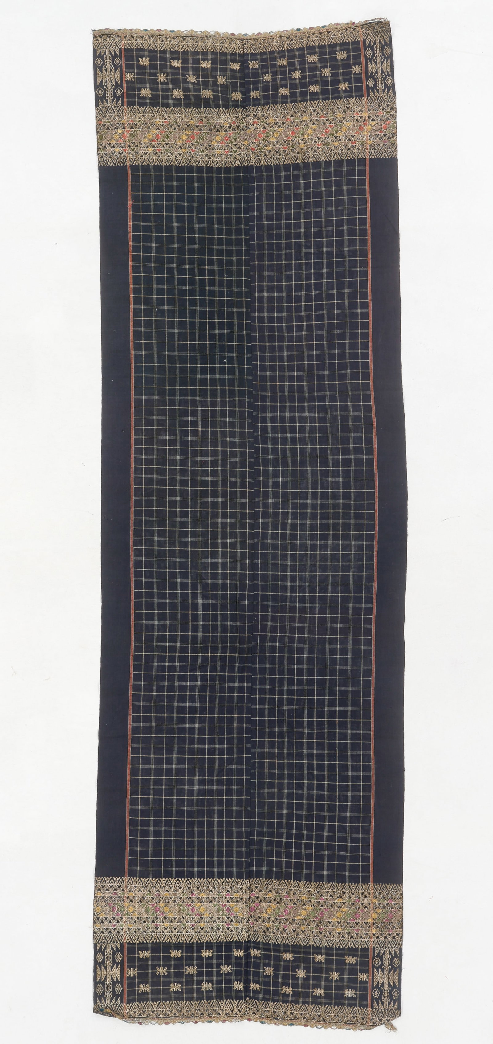 Minangkabau Songket Selendang Shoulder Cloth, Payakumbuh Taram, Sumatra (1 of 3)