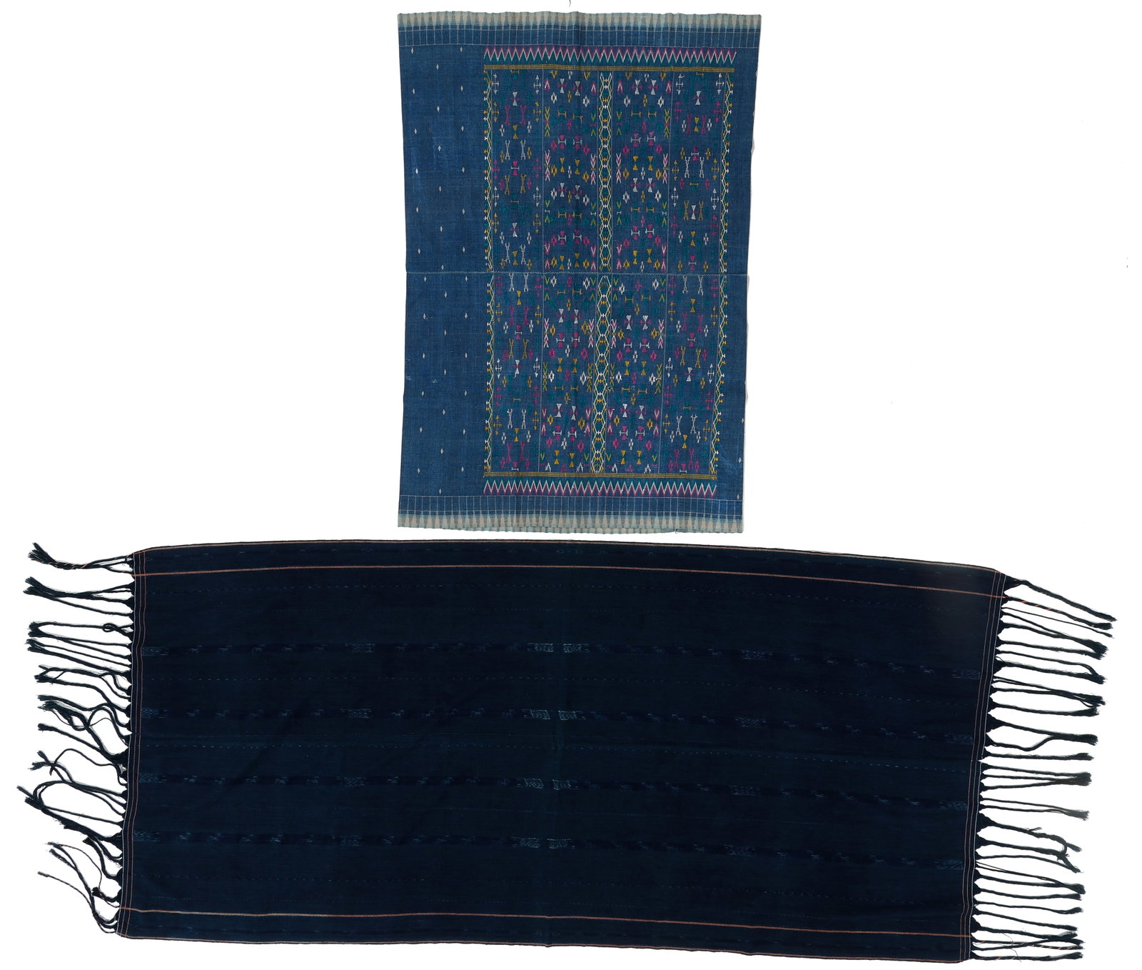 Two Flores Cotton Textile, Indonesia, Early 20th C. (1 of 3)
