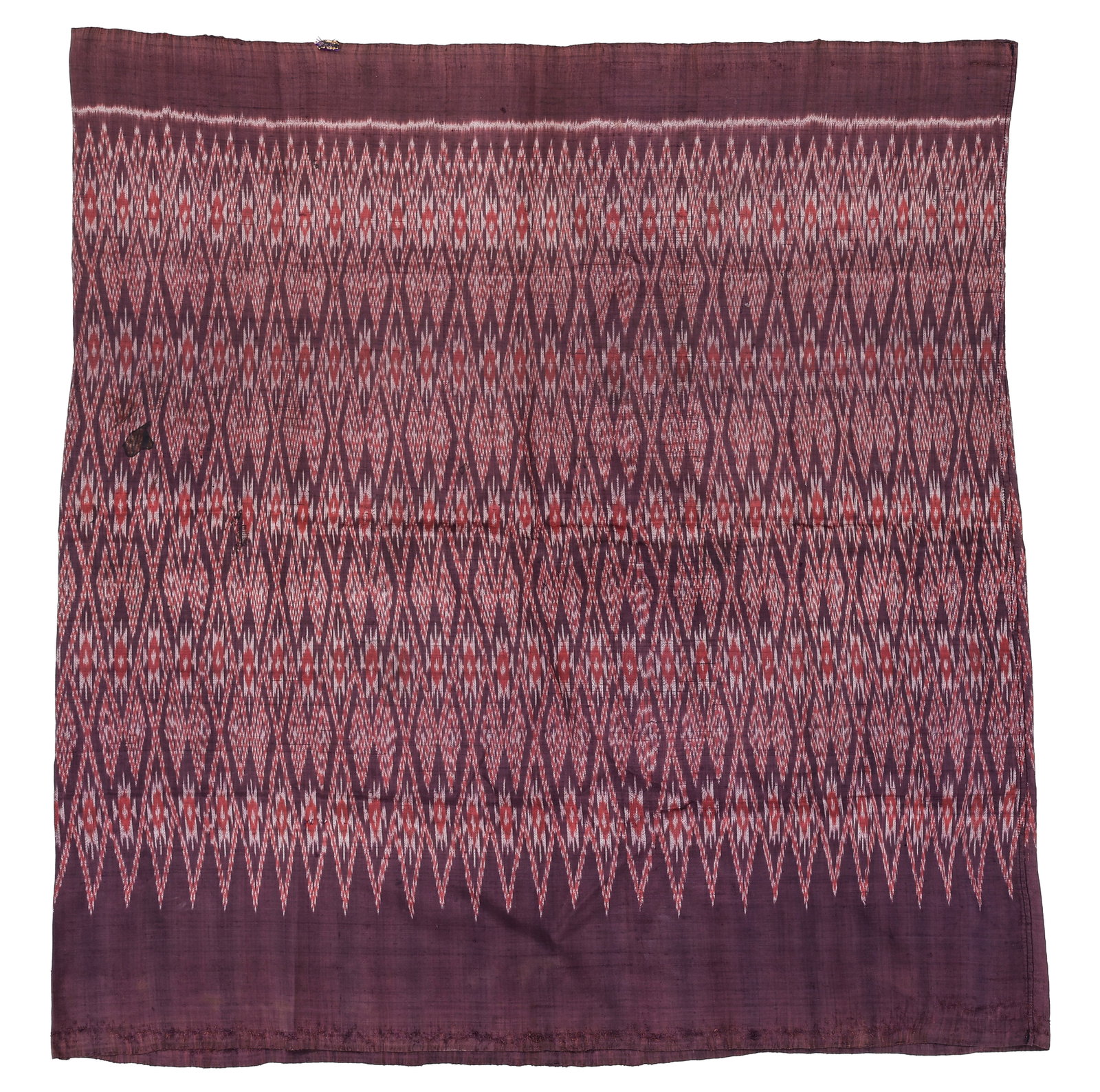 Silk Ikat Sarong, Isan Region, Northeast Thailand, c. 1930 (1 of 3)