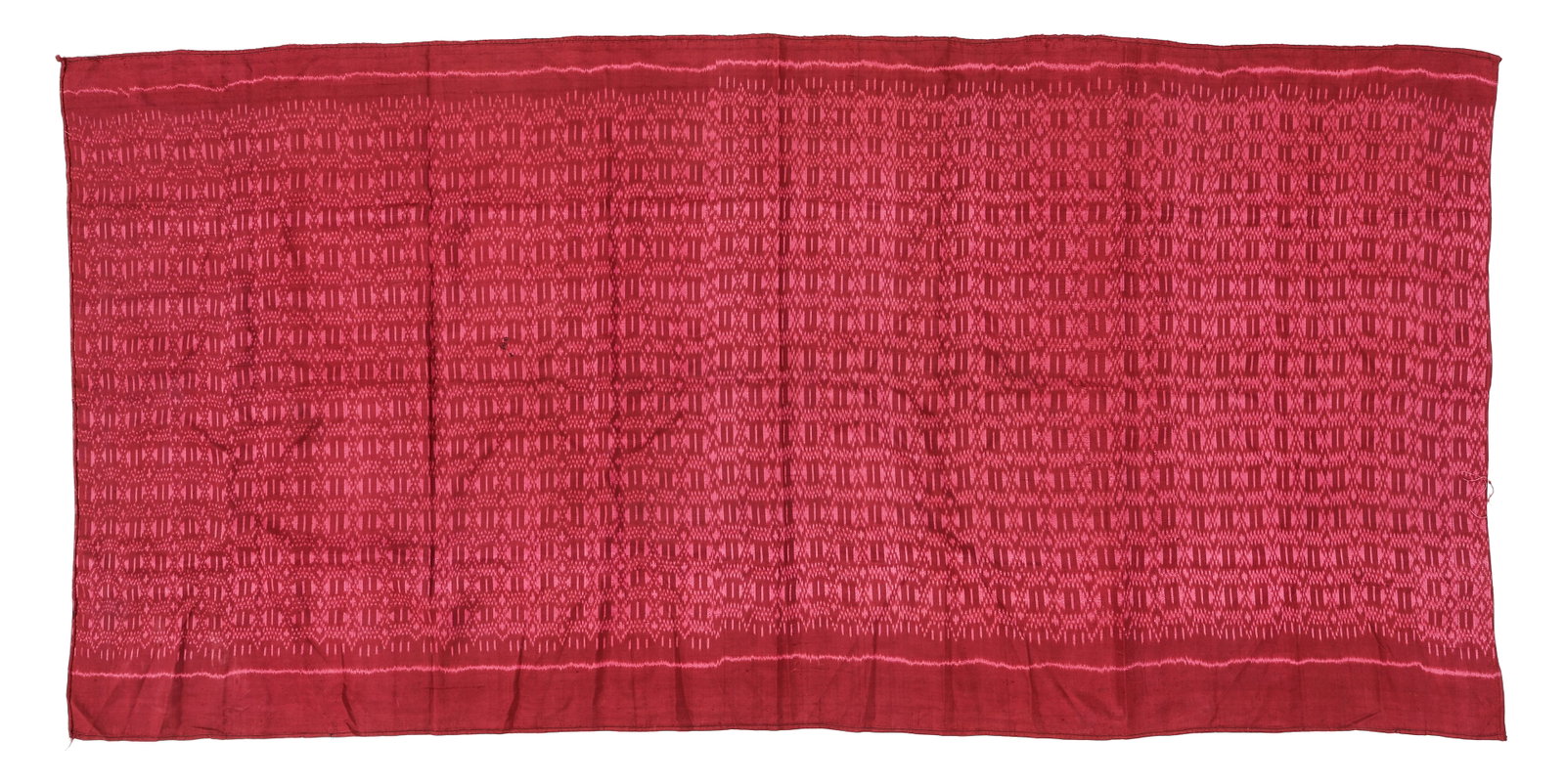 Silk Ikat Sarong, Isan Region, Northeast Thailand, c. 1950 (1 of 3)