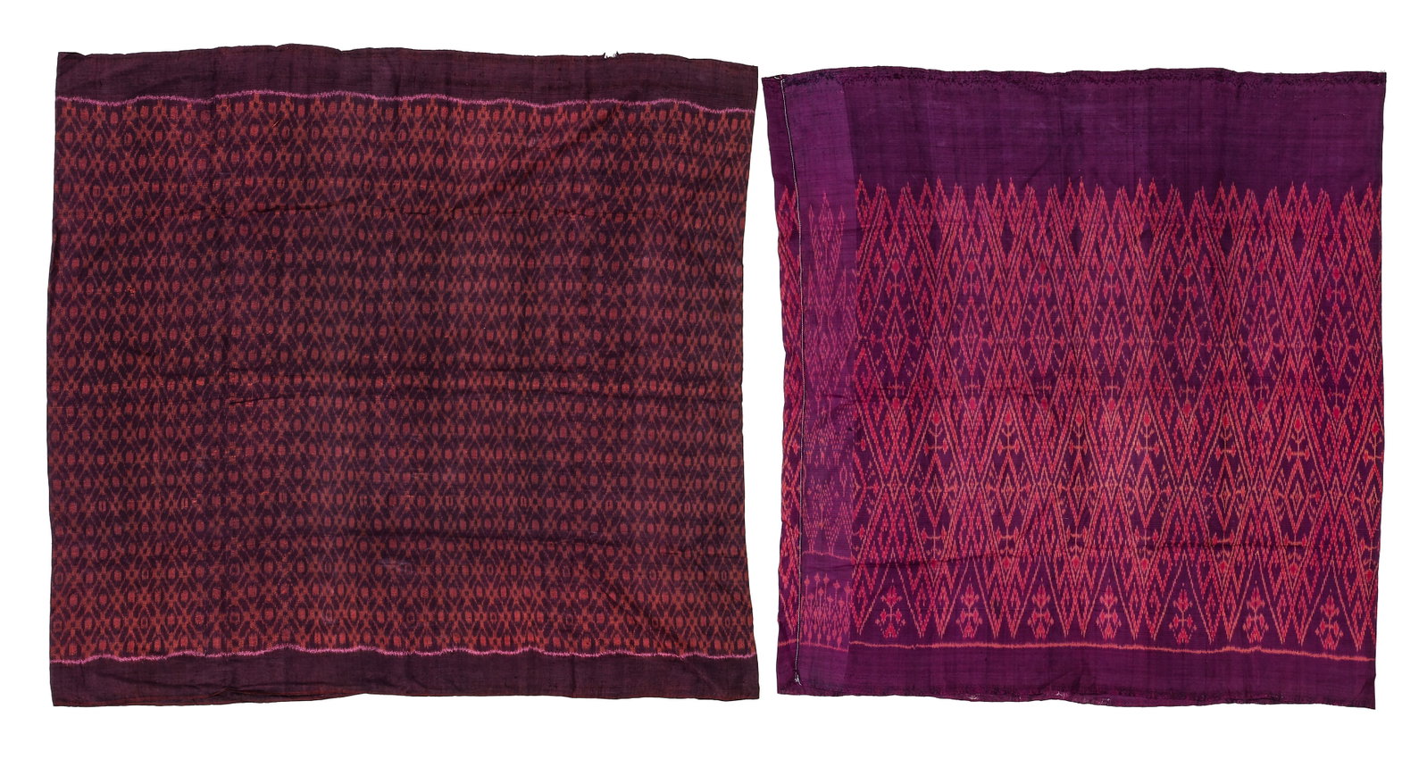 Silk Ikat Sarong, Isan Region, Northeast Thailand, c. 1900 (1 of 3)
