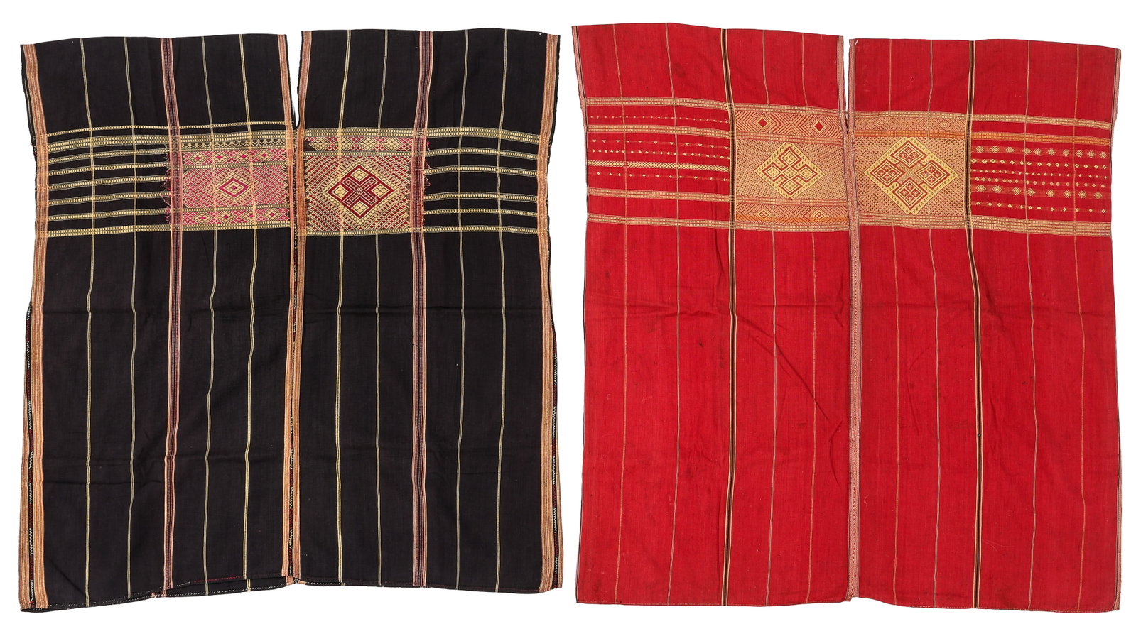 Two Asho or Khamaw Chin Tunics, Burma, Early 20th C. (1 of 3)
