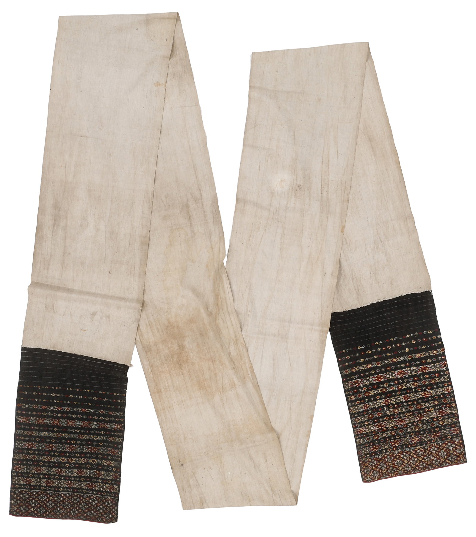 Fine Chin Men's Loincloth Textile, Burma (1 of 3)