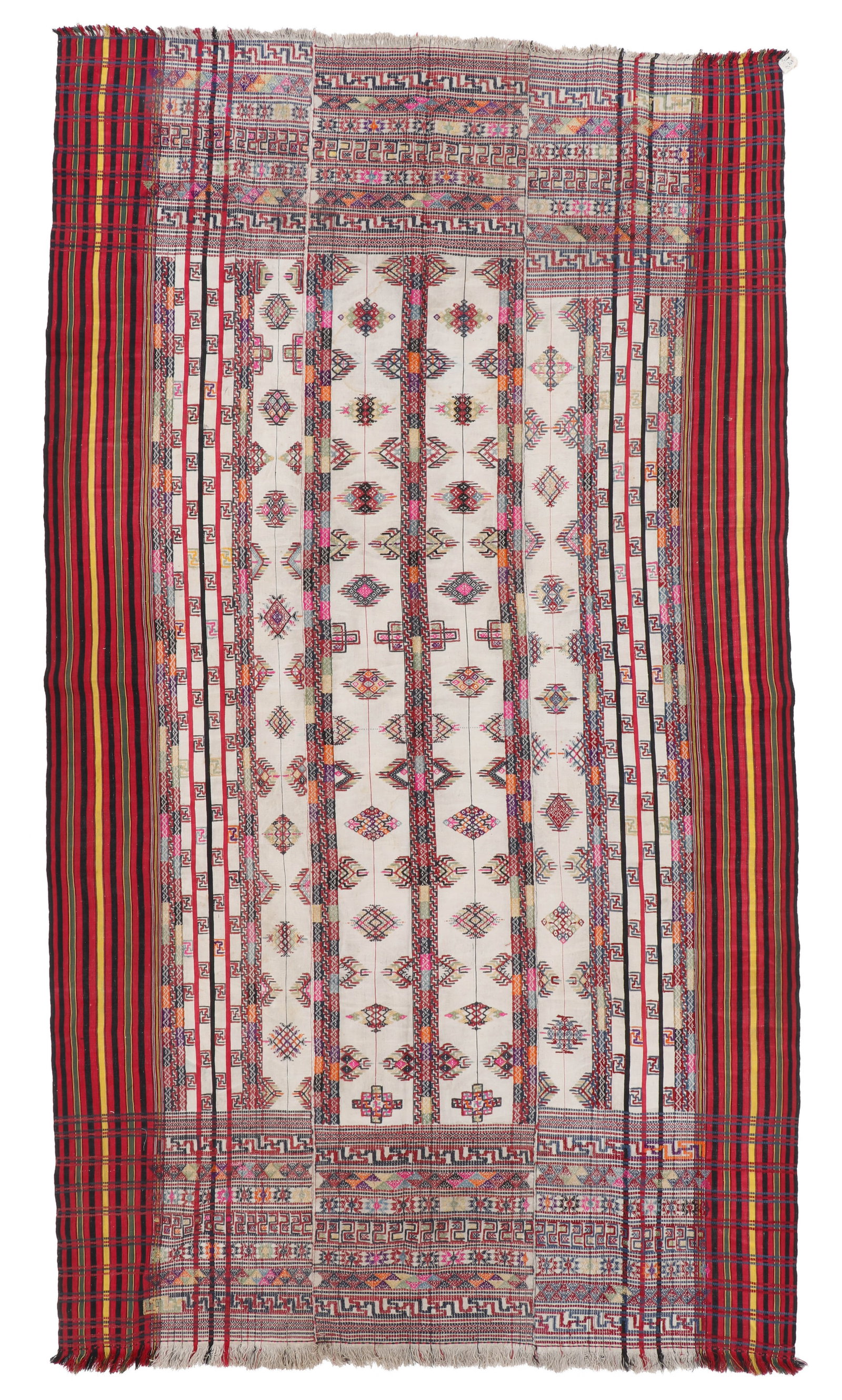 Bhutan Woman's Kushuthara Kira Dress Cloth, Early/Mid 20th C. (1 of 5)