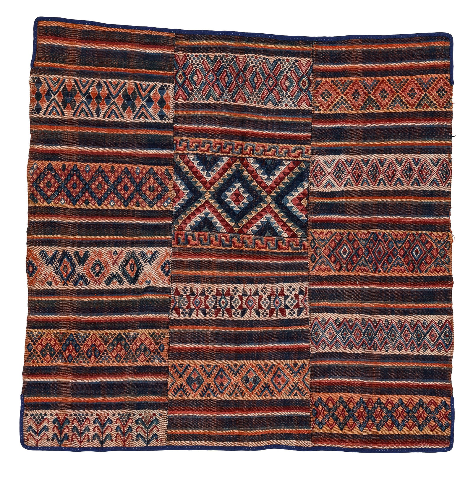 Bhutanese Charkhap Rain Cloack, circa 1900: Bhutanese Charkhap Rain Cloack, circa 1900. Size: 4'0'' x 4'0'' (122 x 122 cm). Wool, woven in 3 panels.