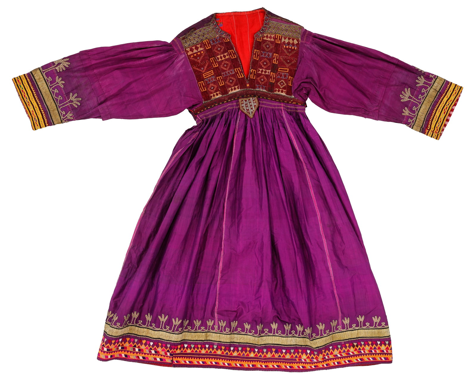Hazara Woman's Matrimonial Dress, Afghanistan, 20th C. (1 of 3)