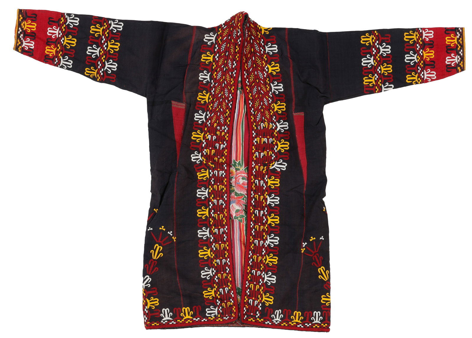 Tekke Chyrpy Ceremonial Robe, Turkmenistan, Mid 20th C. (1 of 3)