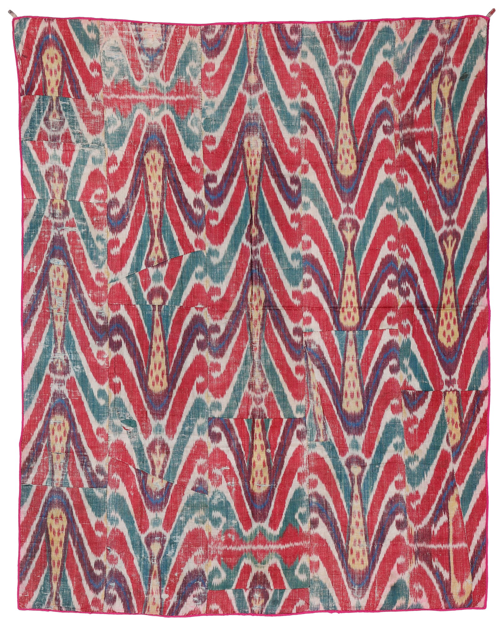 Uzbek Silk Ikat Panel, 19th C. (1 of 3)