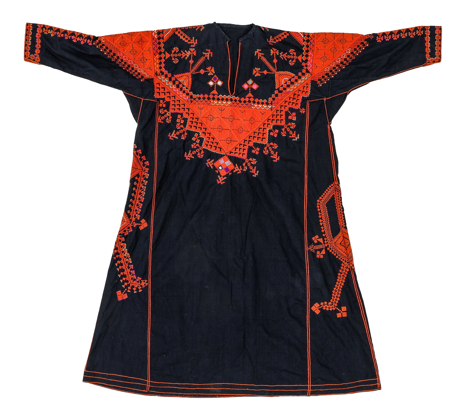 Syrian Woman's Dress, Saraqib Region, Mid 20th C. (1 of 4)