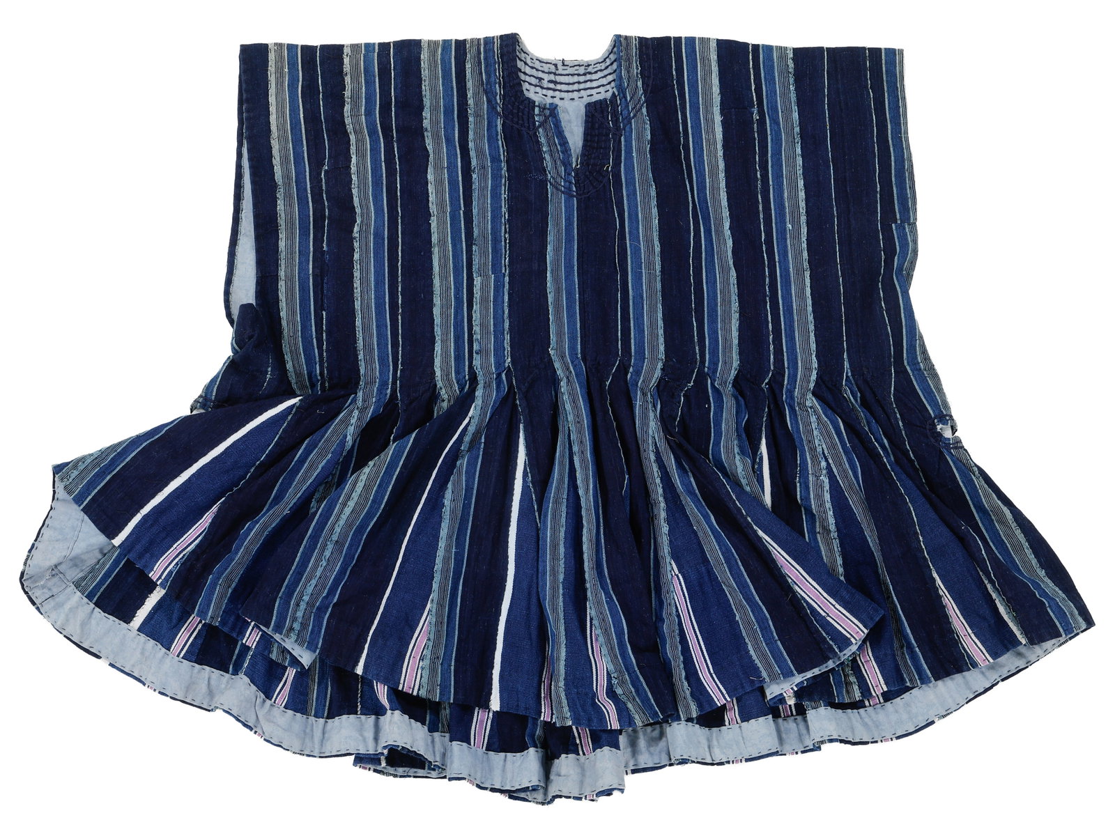 Ghanaian Men's Furu Batakari Indigo-Dyed Tunic, Mid 20th C. (1 of 3)