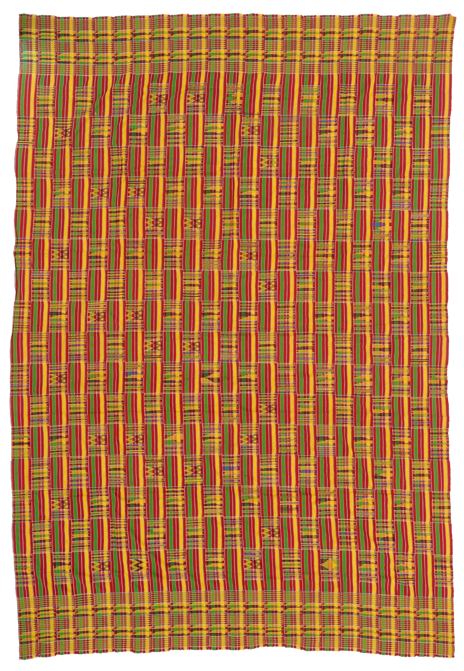 Asante Kente Cloth, Ghana, West Africa, 8'10'' x 10'2'' (1 of 3)