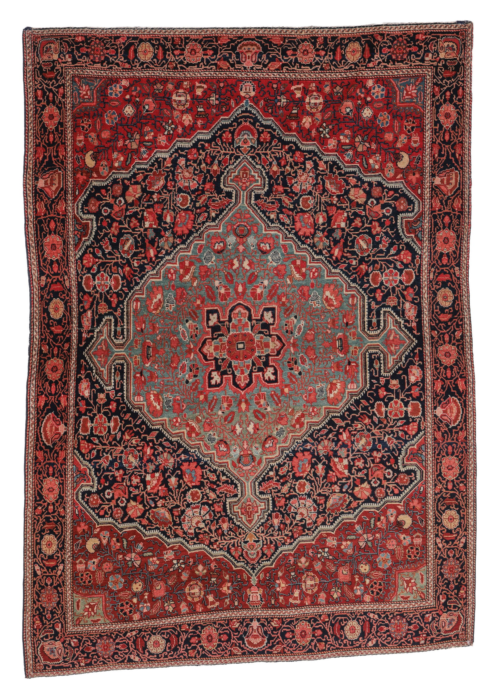 Ferahan Sarouk Rug, Persia, Ca. 1900, 3'7'' x 5'9'' (1 of 6)