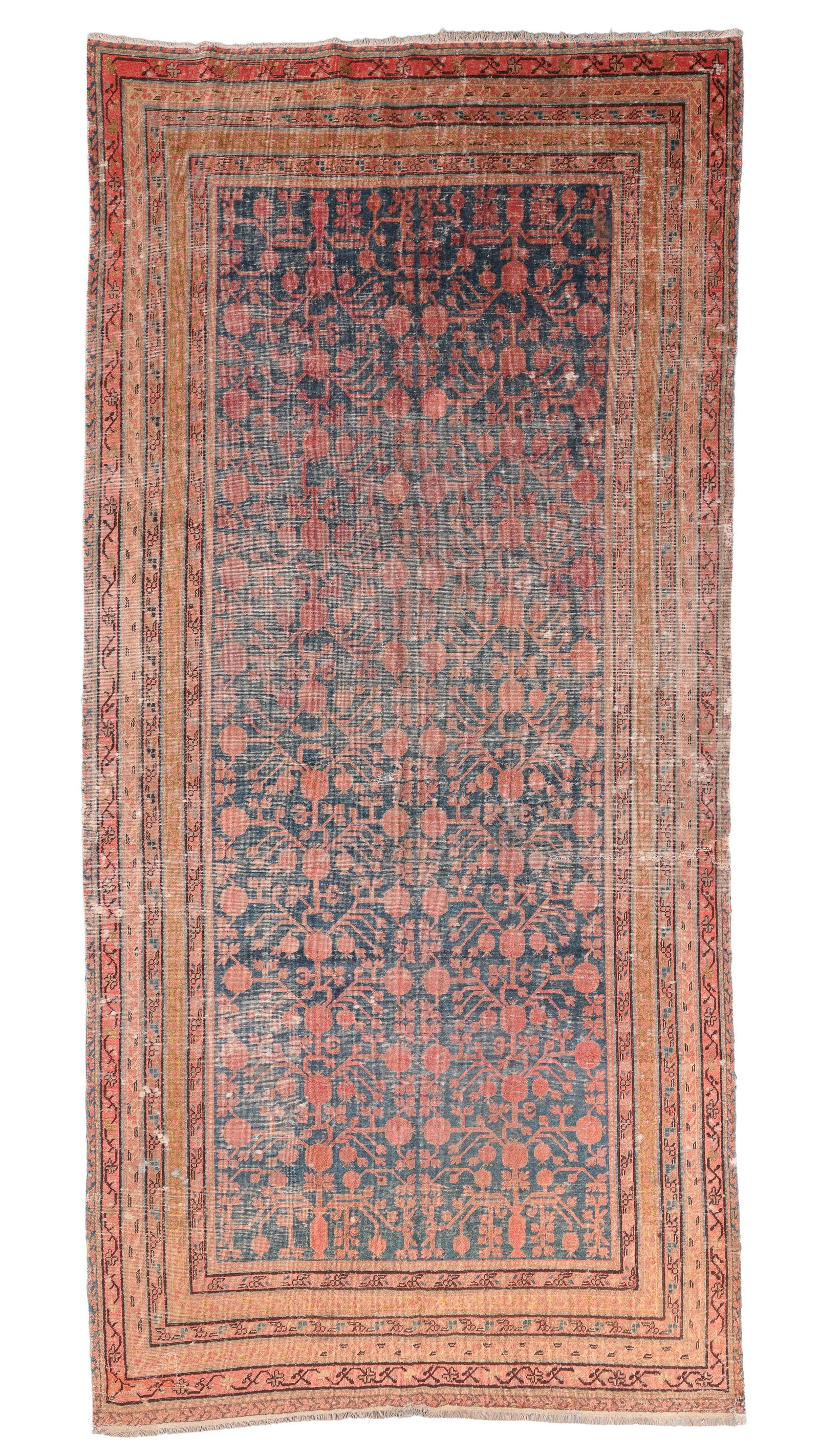 Khotan Rug, East Turkestan, Ca. 1900, 6'2'' x 12'9'' (1 of 6)