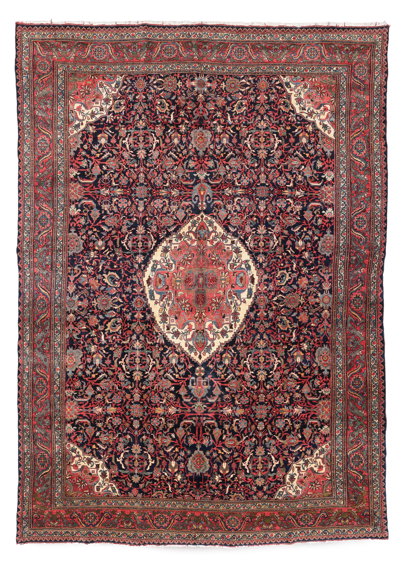 Fine Bidjar Rug, Persia, Ca. 1900, 8'7'' x 11'11'' (1 of 7)