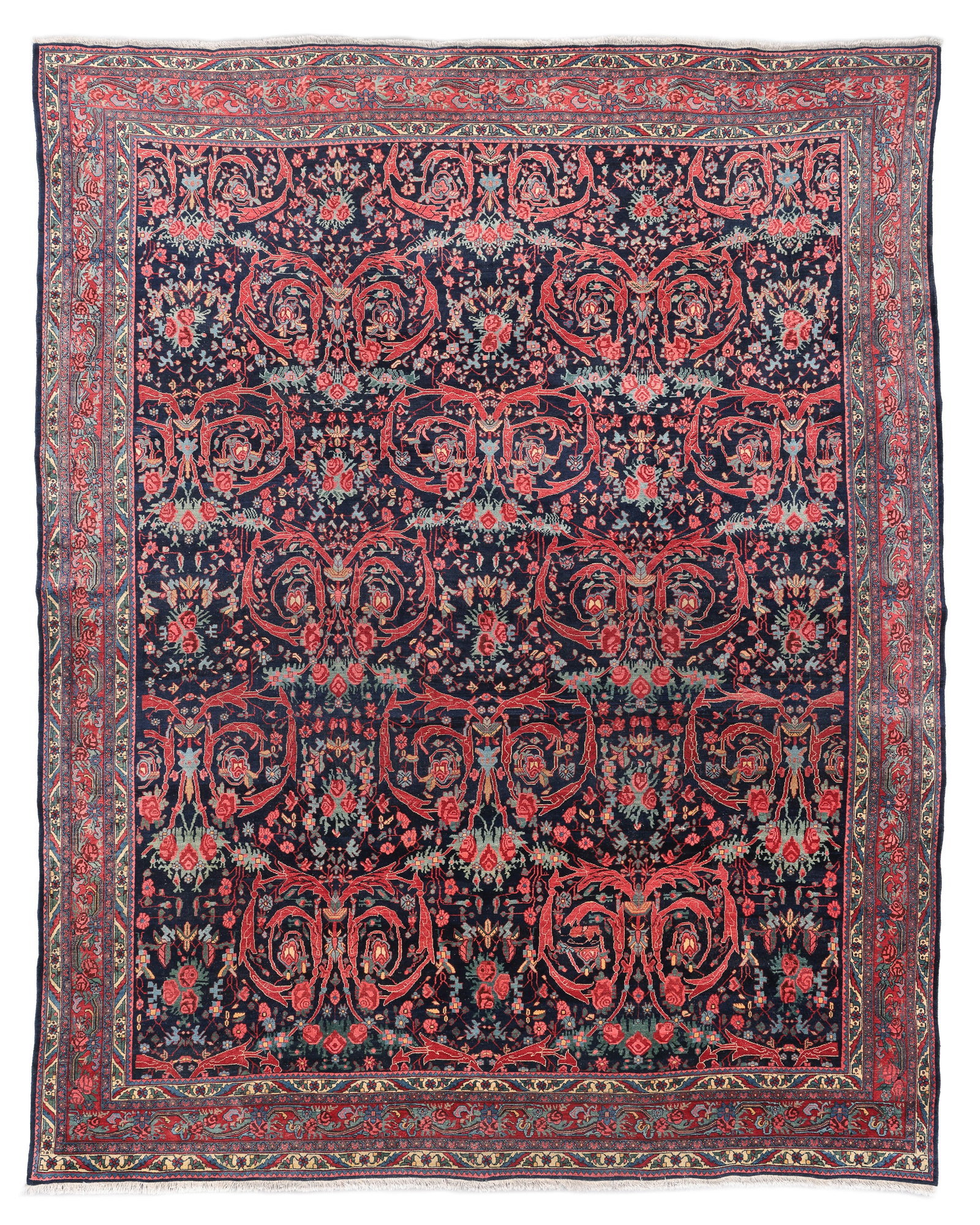 Fine Bidjar Rug, Persia, Early 20th C., 9'3'' x 11'7'' (1 of 6)