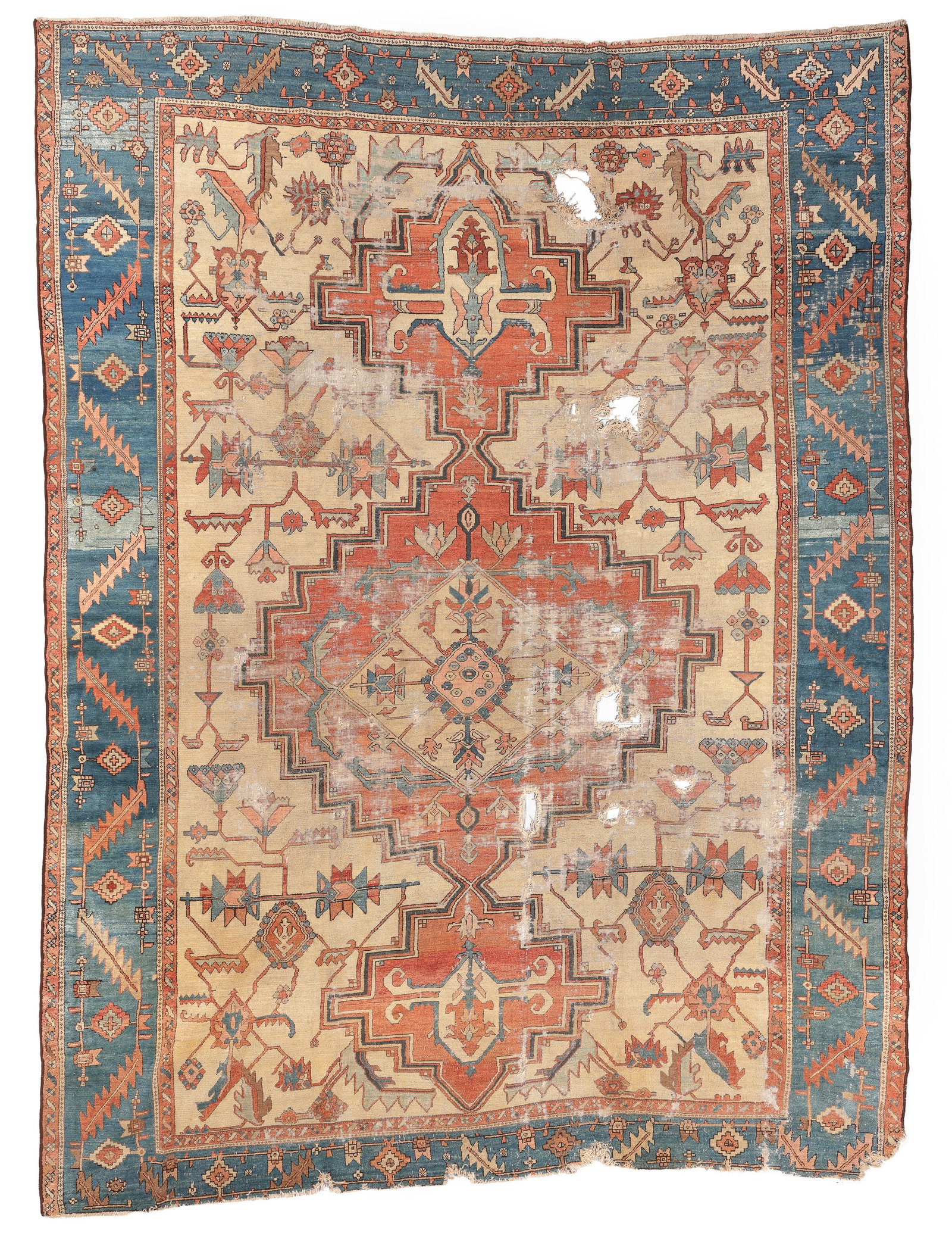 Early Serapi Rug, Persia, 19th C., 9'7'' x 13'4'' (1 of 7)