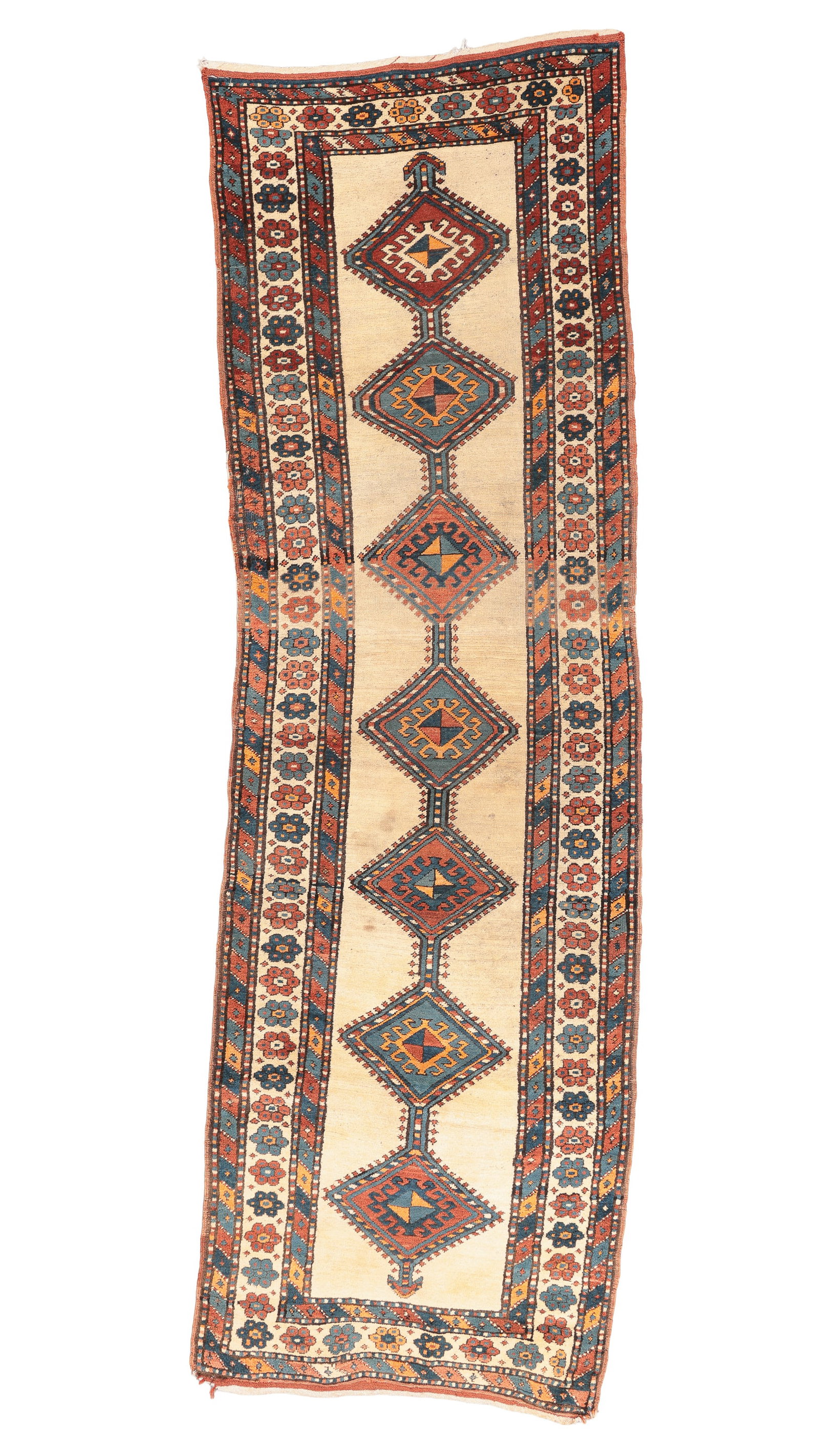 Sarab Rug, Persia, Early/Mid 20th C., 3'3'' x 10'8'': Sarab Rug, Persia, Early/Mid 20th C., 3'3'' x 10'8'' (99 x 325 cm). Weight: 20 lbs. Wool.