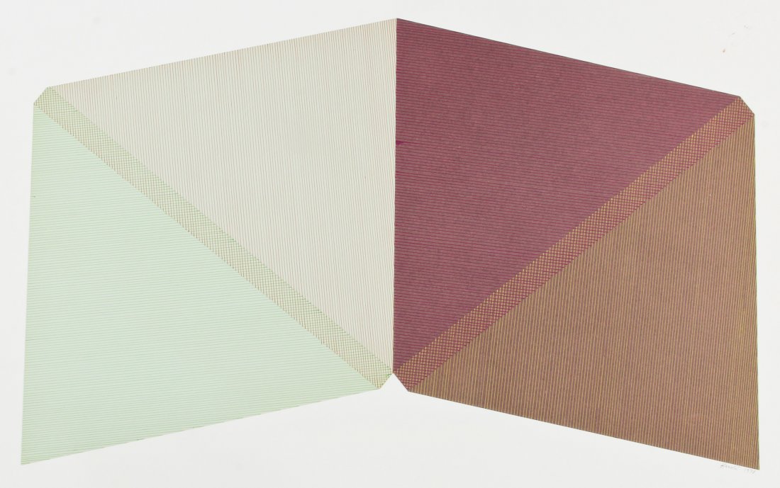 Jean-Marie Haessle Drawing and Collage: Jean-Marie Haessle (French/American), Untitled, 1978, drawing and collage. Provenance: The Prudential Insurance Company of America. Size: 28 x 40" (71 x 102 cm).