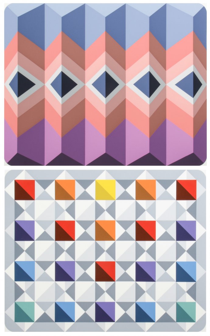 Marko Spalatin, Two Works: Marko Spalatin (American, b. 1945), Two Works: "Nebula II" and "Nebula VIII", A/P, Silkscreen. Size: 23" x 29", 59 x 74 cm (each sheet).