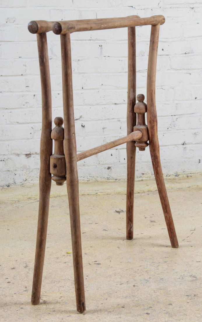 Rustic Shaker Style Bentwood Quilt Rack