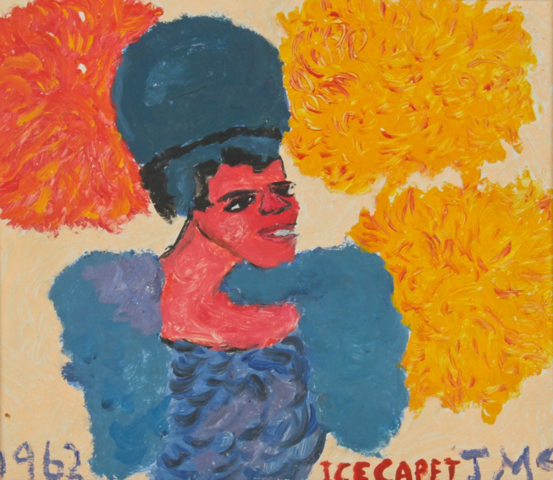 Justin McCarthy (American, 1891-1977): Justin McCarthy (American, 1891-1977) Ice Capedes, 1962, oil on board. Size: 11.75" x 13.75", 30 x 35 cm (sight), 17" x 19", 43 x 48 cm (frame).