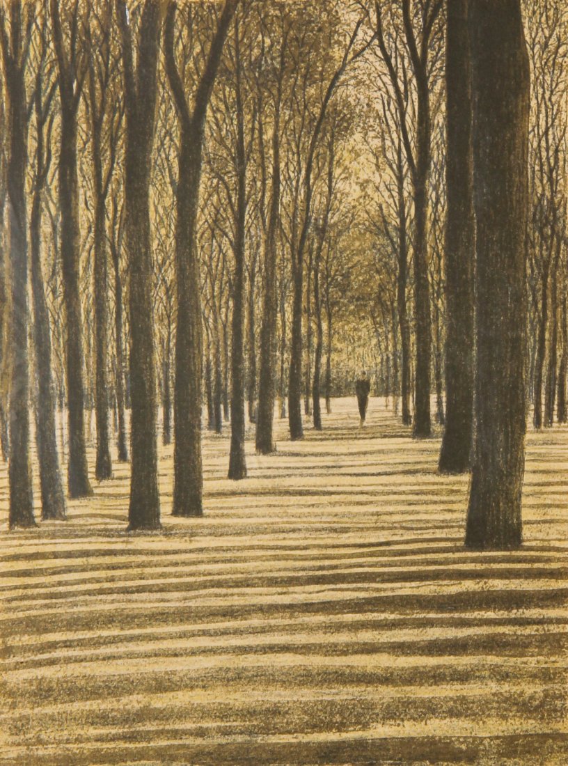 Harold Altman (American, 1924-2003): Harold Altman (American, 1924-2003) Afternoon II, lithograph from an edition of 225. Size: 11.75" x 8.75", 30 x 22 cm (sight), 20.25" x 16.25", 51 x 67 cm (frame).