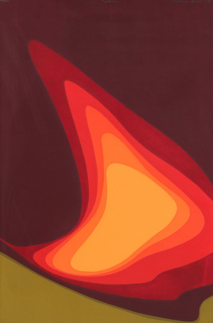Beatrice Berlin, Pulsar (1971): Beatrice Berlin (American, 20th c.), Pulsar (1971). Print, 16/20. Size: 21" x 14", 53 x 36 cm (sight), 27.75" x 21", 70 x 53 cm (frame).