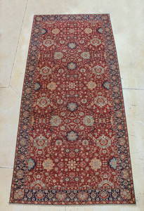 Palace-Size Sultanabad Carpet: 12'9" x 28'3"