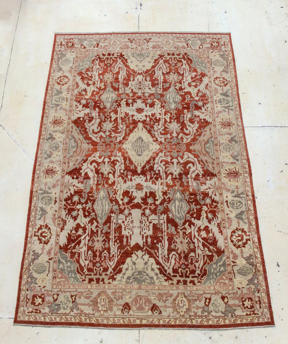 Rubia Rug: 11'6" x 17'9": Rubia Rug, Turkey, late 20th c. Size: 11'6" x 17'9" (351 x 541 cm).