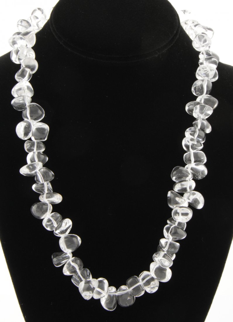 Designer Beaded Necklace, Neiman Marcus: Designer Beaded Necklace. Neiman Marcus. Unmarked. 20"L (51 cm). 147.7 g. Since 1937, the The Silver Shop of Princeton, NJ was located at 59 Palmer Square West.