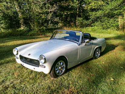 Custom Restored 1969 Austin Healy MK IV Sprite: Custom Restored 1969 Austin Healy MK IV Sprite. Full frame off restoration further stylized for "California" driving. Bumpers and convertible top mechanism removed. Other custom touches include, cast