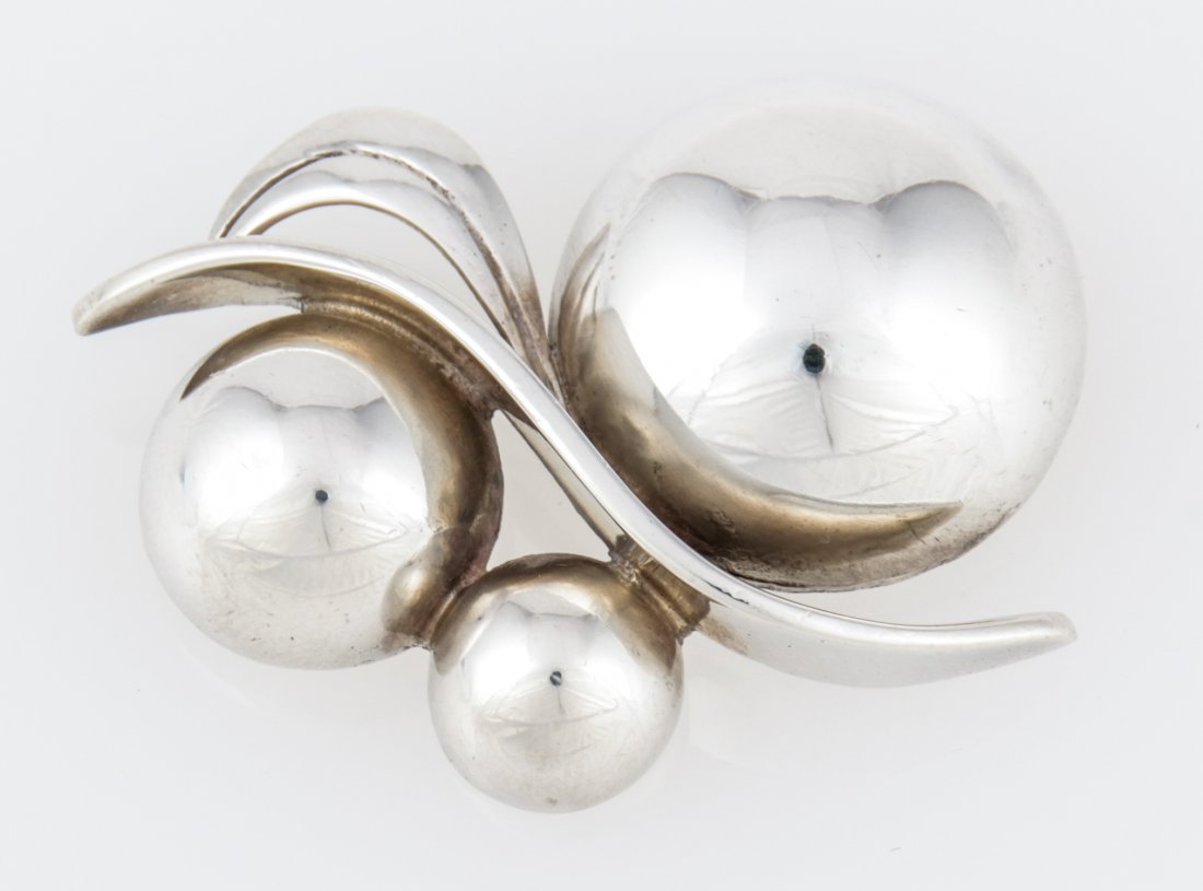 JoPoL Handmade Silver Brooch marked Sterling 93).: JoPoL Handmade Silver Brooch marked Sterling 93. 1.25" x 1.75" (3 x 4 cm). Weight: 20.8 g. Since 1937, the The Silver Shop of Princeton, NJ was located at 59 Palmer Square West.