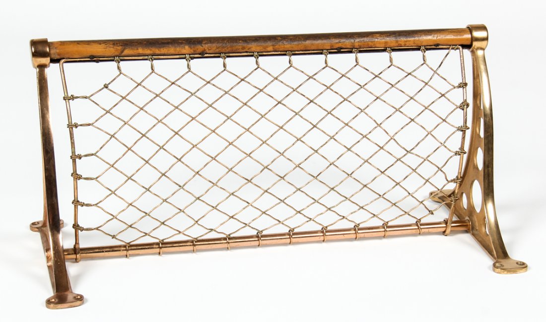 Antique Railroad Car Bronze Mesh Luggage Rack: Antique Railroad Car Bronze Mesh Luggage Rack. Size: 12" x 26" x 12" (30 x 66 x 30 cm).