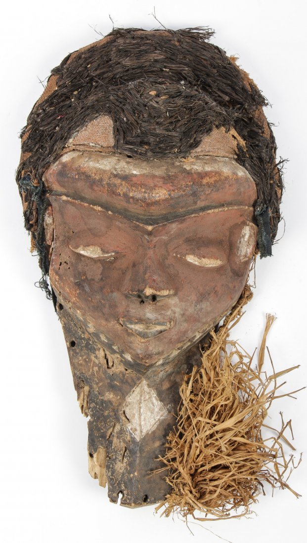 Pende Mask: Pende Mask. African. Size: 14" x 7" x 4" (36 x 18 x 10 cm).