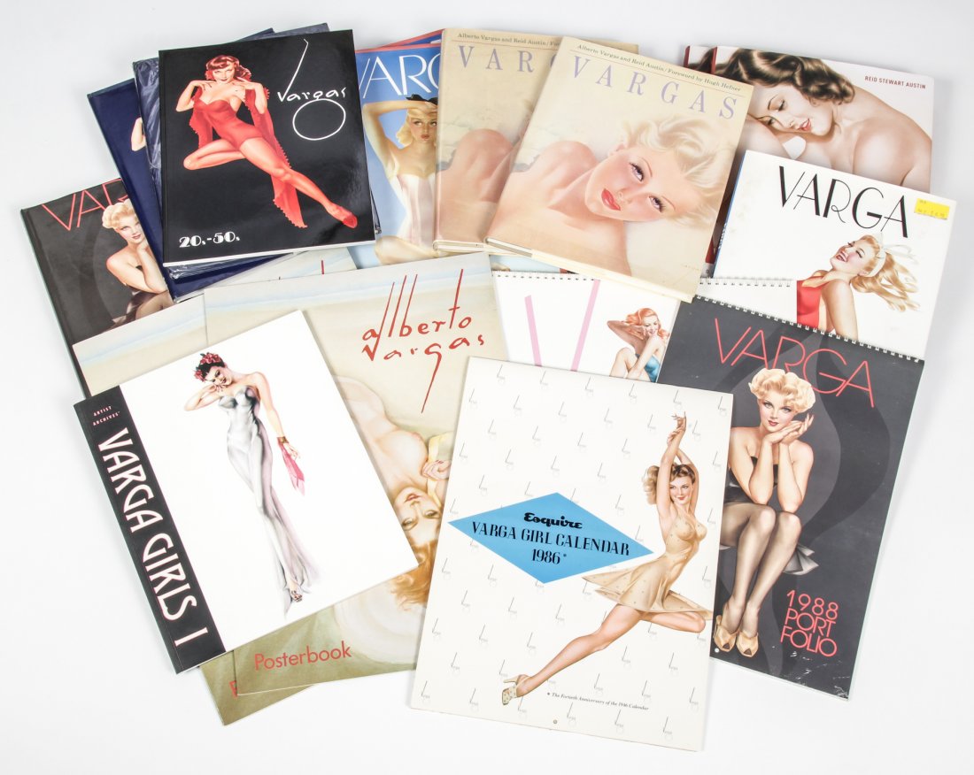 Alberto Vargas Book and Calendar Lot: Alberto Vargas Book and Calendar Lot.