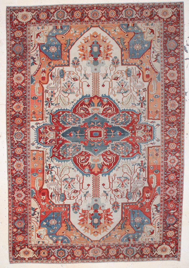 Serapi Rug: 9'7" x 14'1" (295 x 429 cm): Serapi Rug, Turkey, natural dyes, very good overall condition. Size: 9'7" x 14'1" (295 x 429 cm).