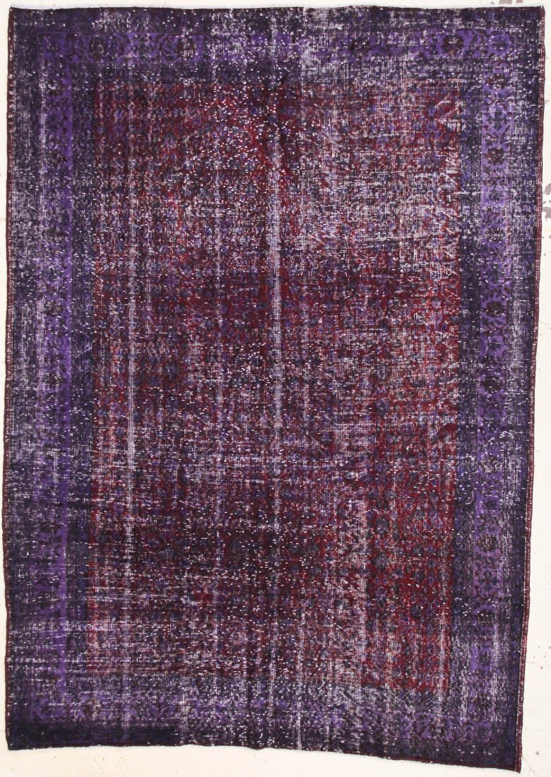 Modernist Color Field Rug: 10'5" x 12'9" (318 x 389 cm): Modernist Color Field Rug, overdyed antique Turkish rug. Size: 10'5" x 12'9" (318 x 389 cm).